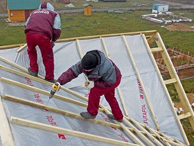 Укладка контробрешетки